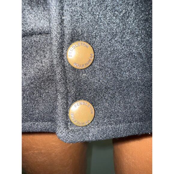 True Vintage Pendleton Wool and Leather Varsity Jacket - Picture 4 of 8